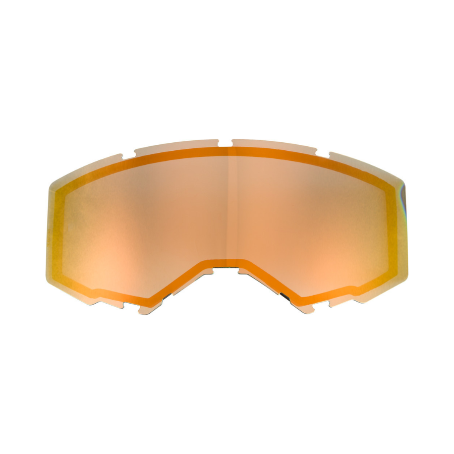 Mica Fly Racing Dual Lens Orange Mirror