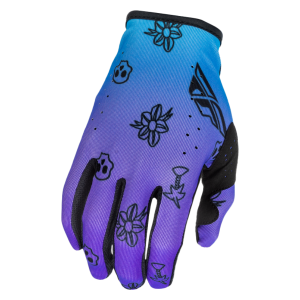 Guantes Fly Racing Lite Outline Purple/Blue