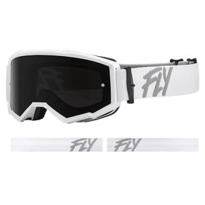 Antiparras Fly Racing Zone White/Grey