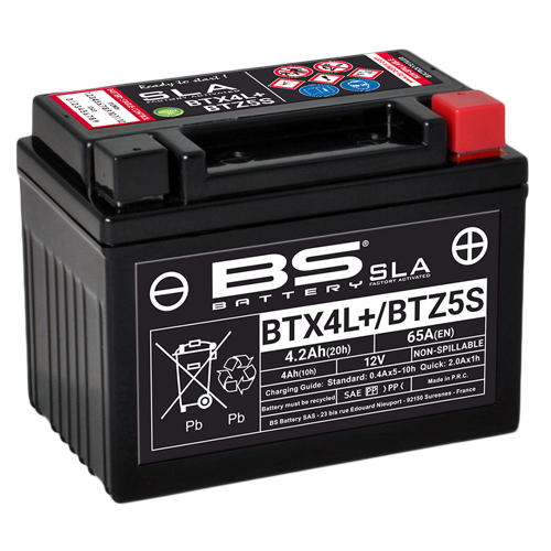 Batería BS BATTERY BTX4L+/BTZ5S