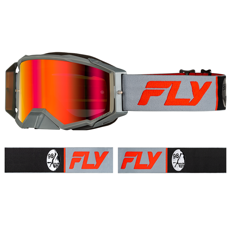 Antiparras Fly Racing Zone Pro Grey/Red